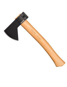 Hacha de Campamento Bahía de Hudson mango corto, hoja negra