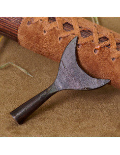 Historischer handgeschmiedeter Seilschneider mit Pfeilspitze