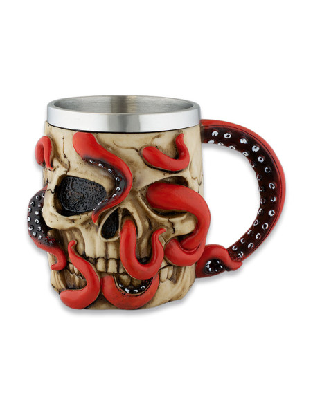 Oktopus- und Totenkopfbecher aus...