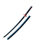 Demon Slayer Kamado Tanjirou functionele katana met rode tsuba