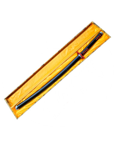 Demon Slayer Kamado Tanjirou functionele katana met rode tsuba
