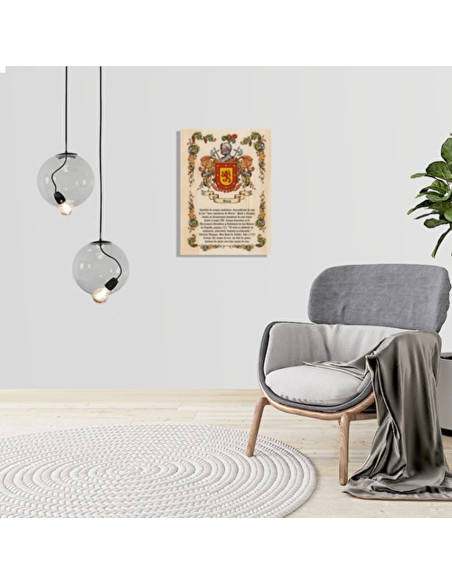 Escudo de Armas 1 Apellido sobre...