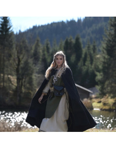 Aleiga grüner Damen-Wappenrock mit Trägern
