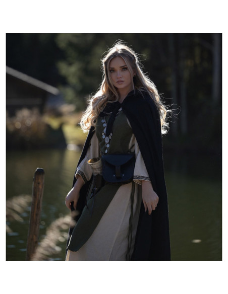 Aleiga groene overjas voor dames met...