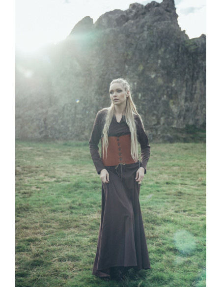 Viking kvindekjole model Lina, mørkebrun