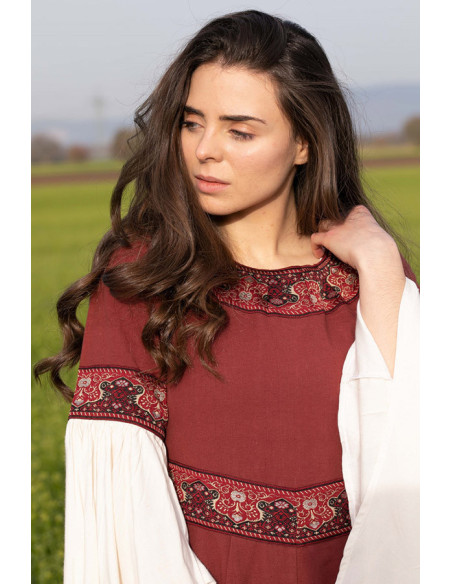 Yala edles Mittelalterkleid, mit Spitze