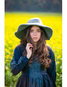 Sombrero medieval elegante en lana