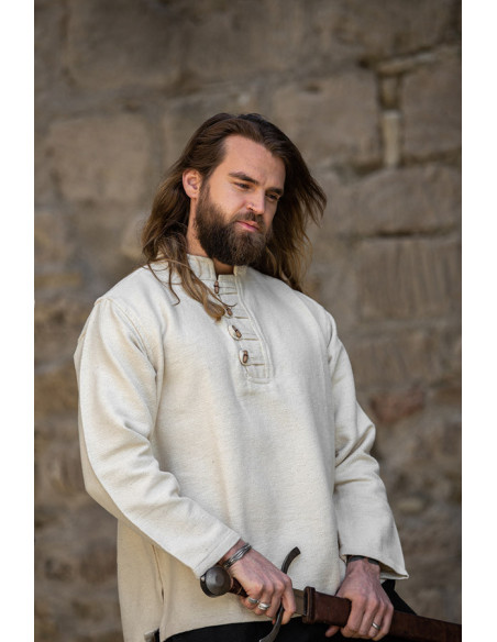 Camisa medieval en algodón grueso...