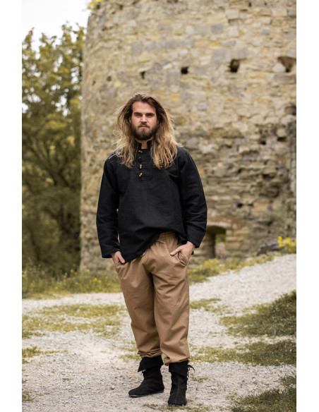 Camisa medieval en algodón grueso...