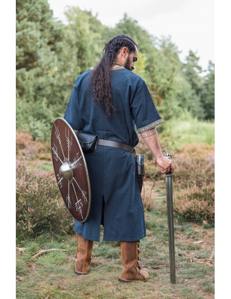 Viking tuniek korte mouw Richard, blauw