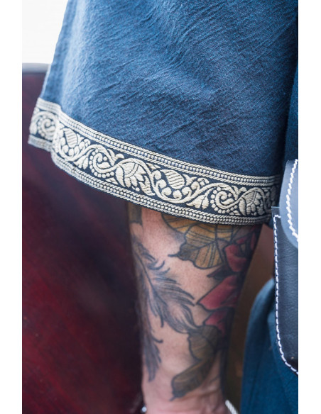 Viking tuniek korte mouw Richard, blauw