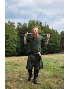 Viking tunika kortærmet Richard, grøn 2