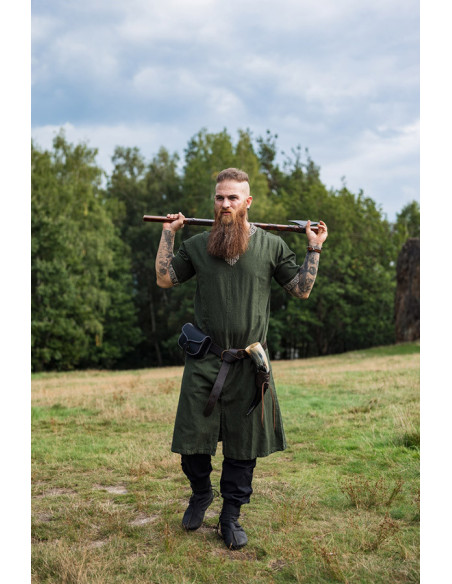 Viking tunika kortærmet Richard, grøn