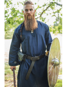 Túnica medieval Halvor, azul 2