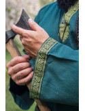 Mittelalterliche Tunika Halvor, grüne Farbe
