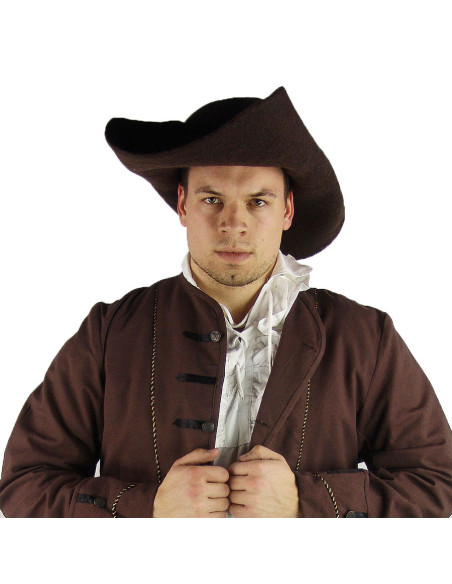 Brun uldfilt hat Pieter model