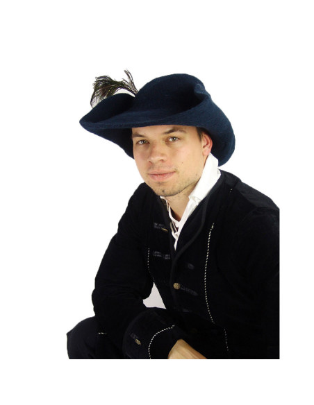 Pieter model zwarte wolvilten hoed