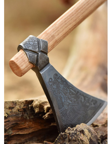 Hacha vikinga tipo Mammen, sin filo