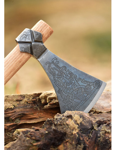 Hacha vikinga tipo Mammen, sin filo