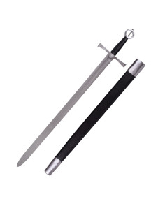 Espada empuñadura irlandesa con pomo anular, siglo XVI