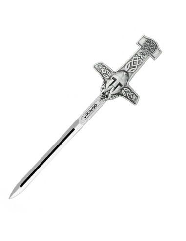 Mini-espada de los  guerreros Vikingos, 17,3 cm.
