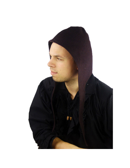 Brun uld bondehue, Hubert model