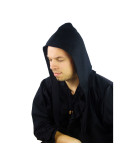 Gorro campesino lana negro, modelo Hubert