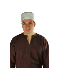 Hans model wolvilten hoed, naturel witte kleur