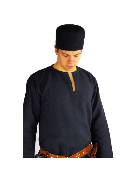 Wolvilten hoed model Hans, kleur zwart