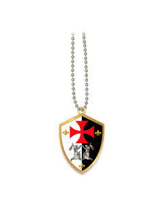 Templer-Schildanhänger mit Malteserkreuz
