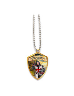 Colgante escudo caballero templario y su leyenda