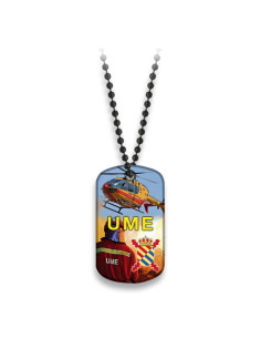Plaat met balletjesketting Eenheid Spaanse Militaire...