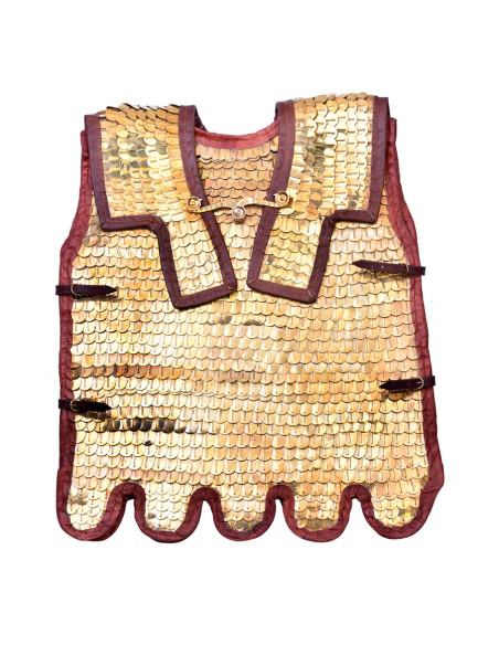 Romeinse Lorica Squamata met messing...