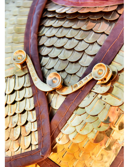 Romeinse Lorica Squamata met messing...