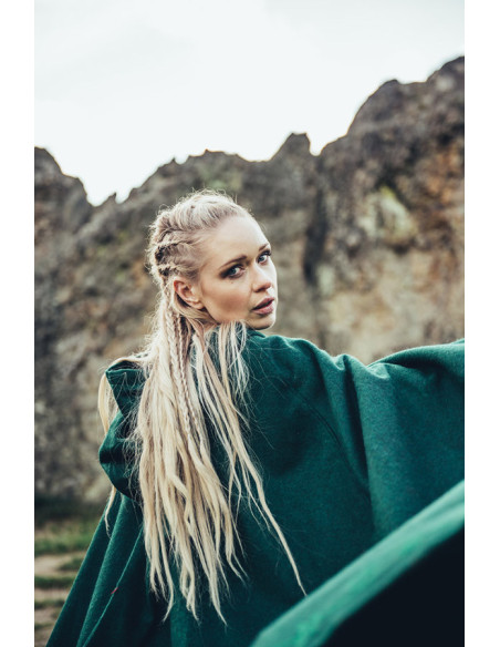 Middeleeuwse wollen cape met...