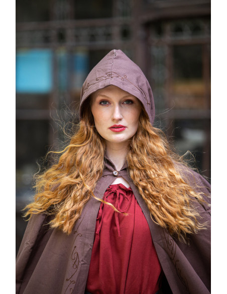 Erna middelalderlig bomuldskape med...