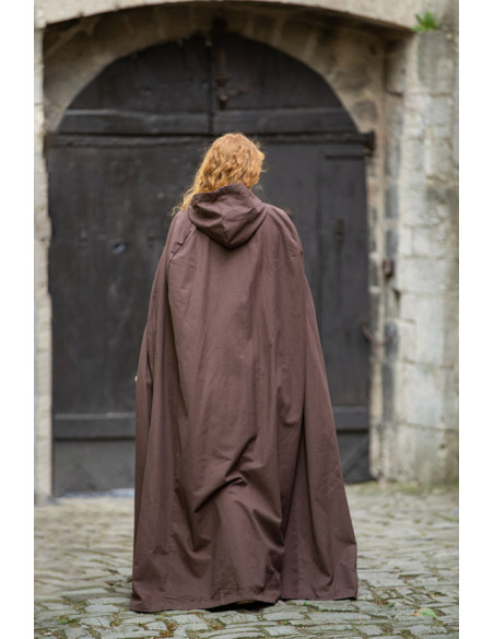 Capa medieval Erna de algodón con...