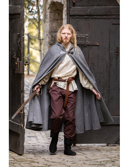 Middelalderlig uldkappe Tjark model,...