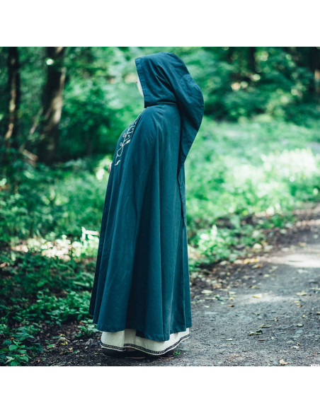 Middeleeuwse cape met borduursel...