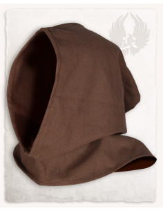 Capucha Bron de época canvas algodón en marrón