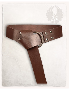 Cinturón medieval Doran con hebilla tipo anilla