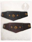 Cinturón ancho mujer Elina, tipo corpiño medieval, en varios colores