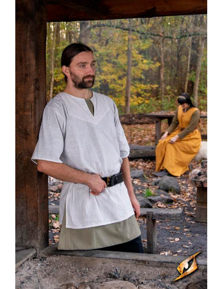 Jolner katoenen middeleeuws overhemd...