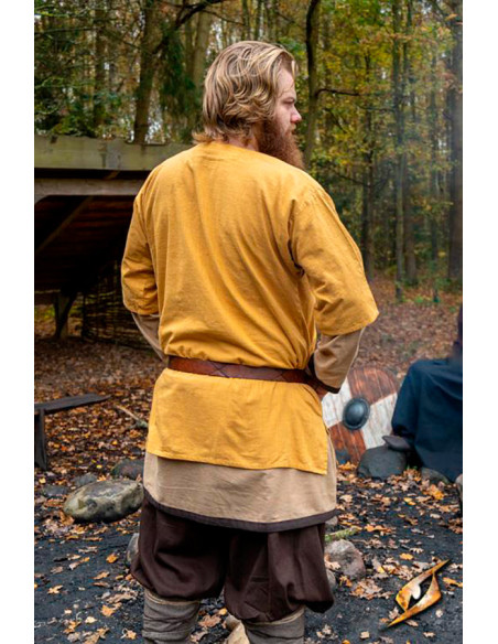 Mosterdgeel Jolner katoenen...