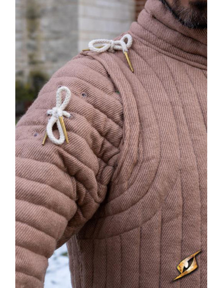 Keizersgarnaal met mouwen, beige