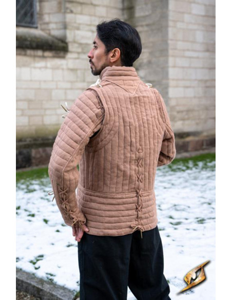 Kejserreje med ærmer, beige