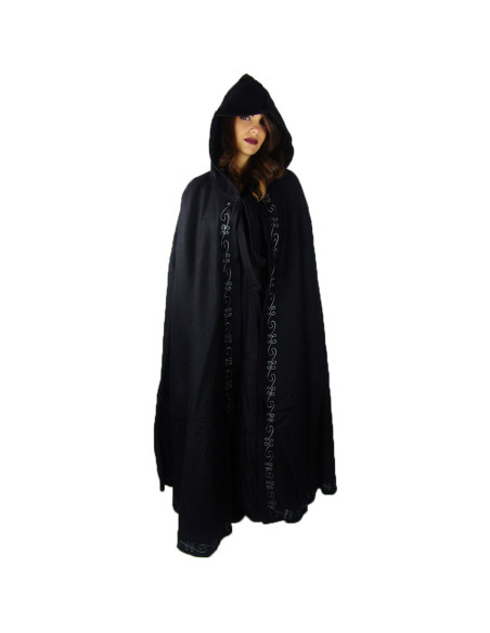 Lange middeleeuwse cape met...