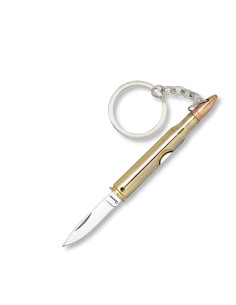 Schlüsselanhänger-Kugelmesser, Klinge 4,4 cm.