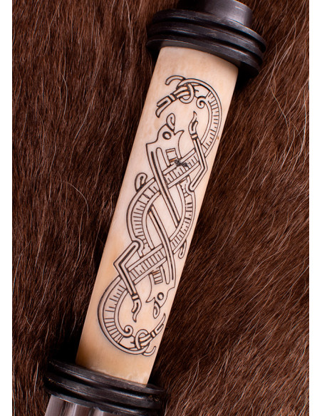 Lange Viking-sax met benen gevest,...