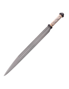Lange Viking-sax met benen gevest, 10e eeuw 2